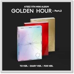 Cokodive: ATEEZ - GOLDEN HOUR : PART.2 11TH MINI ALBUM PHOTOBOOK SET