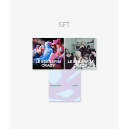 Cokodive: LE SSERAFIM - CRAZY JAPAN 3RD SINGLE ALBUM 3 SET (LIMITED EDITION A+B+STANDARD EDITION)-ALBUM--