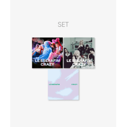 Cokodive: Le Sserafim-Crazy (Japan 3rd Single Album) | 3 Set (Limited Edition A + B + Standard Edition)