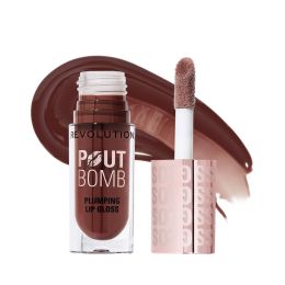Makeup Revolution: Pout Bomb Plumping Gloss Espresso Cool Nude