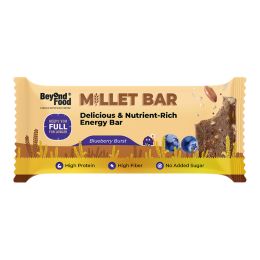 Beyond Food: Millet Bar - Blueberry Burst (Pack of 6)