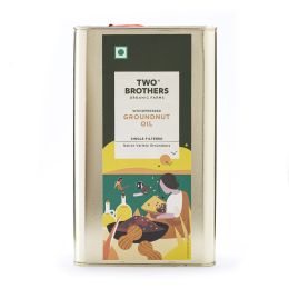 Two Brothers Organic Farms: Groundnut Oil 5litres