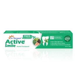 Dr. Morepen: Herbal Toothpaste with Bamboo Toothbrush -100 gm
