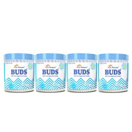 Dr. Morepen: Pure Cotton & Eco-Friendly Earbuds - 100 Cotton Buds pack of 4