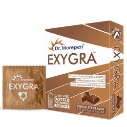 Dr. Morepen: Exygra Chocolate Flavoured Condom - Pack of 10