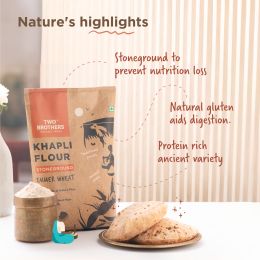 Two Brothers Organic Farms: Khapli Wheat Flour (2 kg)