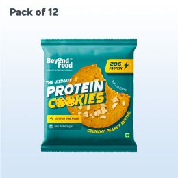 Beyond Food: Protein Cookies - Crunchy Peanut Butter (Pack of 12)