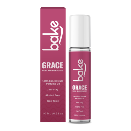 Bake Cosmetics: Grace 100% Concentrated Perfume Oil Roll-on - White Oud (Unisex)