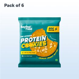 Beyond Food: Protein Cookies - Crunchy Peanut Butter (Pack of 6)