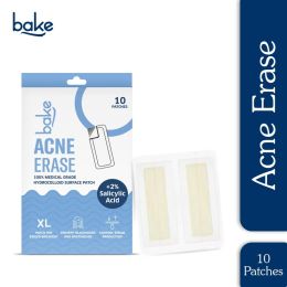 Bake Cosmetics: 2% Salicylic Acid Hydrocolloid Acne Patch XL Pimple Patch for Blackheads & Acne-10 Strips