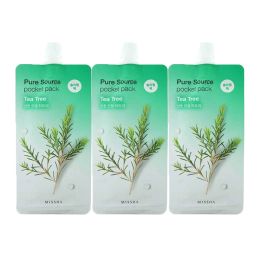 Missha: Pure Source Pocket Pack (Tea Tree) - 10ml (Pack 3)