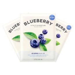 Its Skin: The Fresh Mask Sheet Blueberry - 20ml (Pack 3)