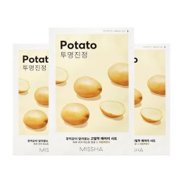 Missha: Airy Fit Sheet Mask (Potato) - 19ml (Pack 3)
