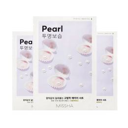 Missha: Airy Fit Sheet Mask (Pearl) - 19ml (Pack 3)