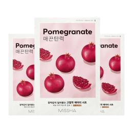 Missha: Airy Fit Sheet Mask (Pomegranate) - 19ml (Pack 3)
