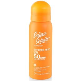 Eclipse Solaire: Lumiere Mist Sunscreen Spray SPF 50 PA+++ UVA/ UVB/ IR / BR / VR /No White Cast /All Skin Types 100ml