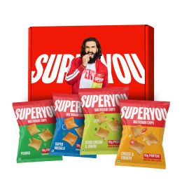 SuperYou: Multigrain Protein Chips - Assorted(Pack of 10) | 10g Protein, 3g Fiber, No Added Sugar, No Palm Oil, Baked