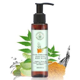 VITMINVEDA: Neem Turmeric Aloe Vera Body Wash for Purification of Skin - 200 ml