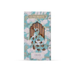 Luxuriate: Oudh Fragrant Natural Bambooless Incese Pack of 20 sticks (50gm)