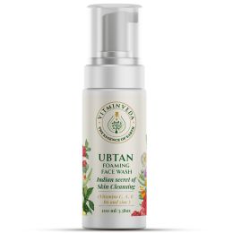 VITMINVEDA: Natural Ubtan Foaming Face Wash - 100ml