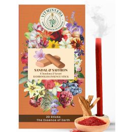 VITMINVEDA: Sandle Saffron Bambooless Incense Stick Agarbatti 100gm