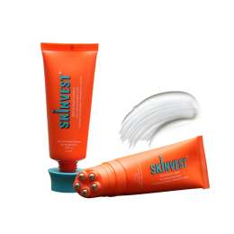 Skinvest: Bomb Bum Cream for Stretch Marks & Cellulite | Pregnancy-Safe Body Tightening Cream with Caffeine & Peptides | Built-In 5-Ball Massager for Firming, Smoothing & Elasticity | 100ml