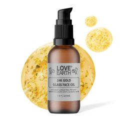 Love Earth: 24K Gold Glass Face Oil - 30ml