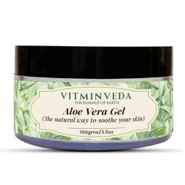 VITMINVEDA: Pure Natural Aloe Vera Gel - 100 gm