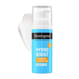 Neutrogena: Hydroboost hydrating fluid Sunscreen Moisturizer SPF 50 - Weightless sun Protection