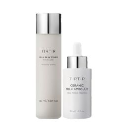 Tirtir: Tirtir The "Glass Skin" Power Duo- Milk Skin Toner 150ml & Ceramic Milk Ampoule 30ml
