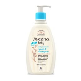 Aveeno: Daily Moisture Wash & Shampoo 532ml