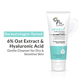 Fixderma: Dewrav Gentle & Hydrating face wash - 100ml