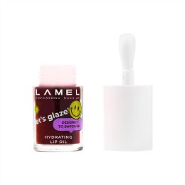 Lamel: Hydrating Lip Oil LET'S GLAZE 404 Chocolate cookies