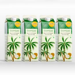 Gramiyaa: Gramiyaa Cold Pressed Coconut Oil 4 Litre