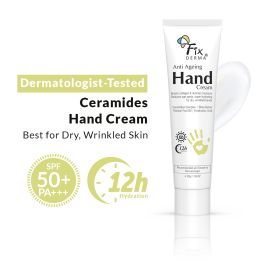 Fixderma: Anti Ageing Hand Cream Dry and Rough Hands  - 30gm