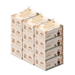 Amwoodo: Bamboo Facial Tissue | Soft & Highly Absorbent | 2-Ply | 100 Pulls Per Pack | Pack of 12