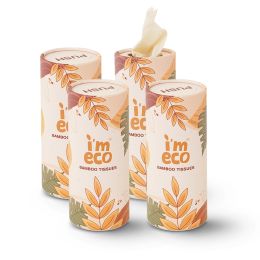 Amwoodo: Bamboo Car Tissue  | 50 Pulls Per Pack | Pack of 4