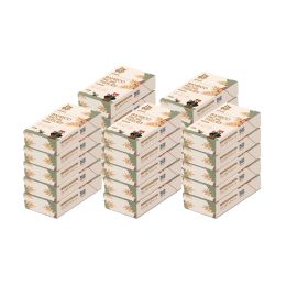 Amwoodo: Bamboo Pocket Tissue | Ultra-Soft Travel Friendly Facial Wipe | 10 Pulls Per Pack | Pack of 25