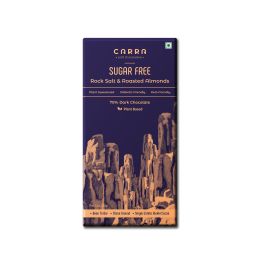 Carra: Rock Salt & Roasted Almonds in 70% Dark 50gm each