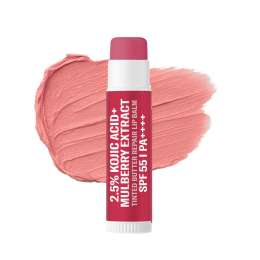 Bake Cosmetics: 2.5% Kojic Acid + Mulberry Extract Tinted Lip Balm SPF 55 PA++++ - Brightens Dark, Dry & Pigmented Lips