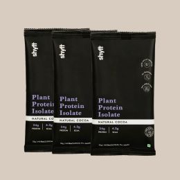 shyft: Plant Protein Isolate  Natural Cocoa | 33g (Pack of 3)