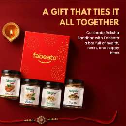 Fabeato: Premium Special Dry Fruits Gift Box for Festival Almonds, Cashews, Pista, Trial Mix