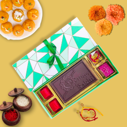 Foodcloud: Homemade Rakhi Theme Chocolate Box