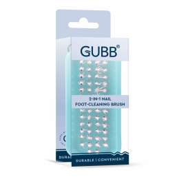 GUBB: 2 In 1 Nail & Foot Cleaning Pedicure Brush