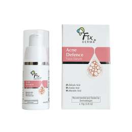 Fixderma: Acne Defence Face Serum with 2% Salicylic Acid & 4% Mandelic Acid Anti Acne Face Serum 10ml