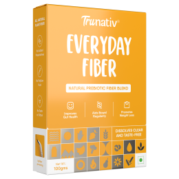 TruNativ: Everyday Fiber| Enhances Digestive Health- Unflavored - 100 gm