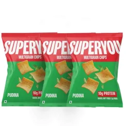 SuperYou: Pudina Multigrain Protein Chips Pack of 3