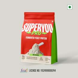 SuperYou: Pro Fermented Yeast Protein | 26gm Protein| Unflavoured | PDCAAS of 1 -288gm