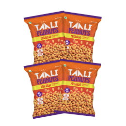 Taali: Roasted Peanuts - Masala Peanuts | Pack of 4 x 140gm