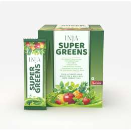 INJA Wellness: Super Greens |Complete Daily Greens for Men & Women |  30 Sachets